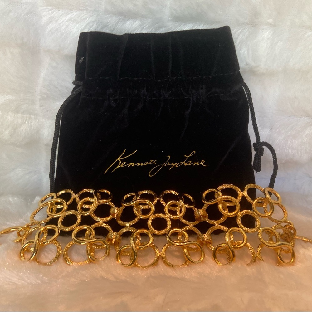 Kenneth Jay Lane Gold-Tone Link Bracelet